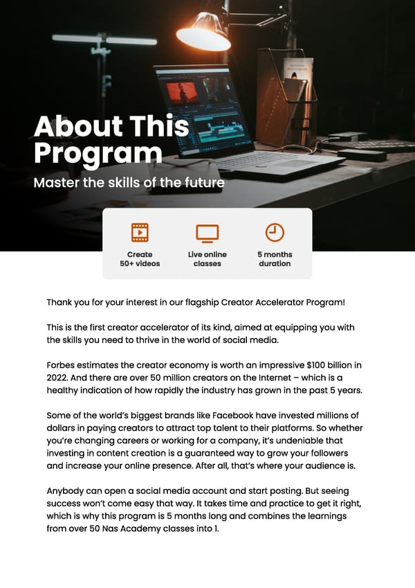 Creator Accelerator Program | Advanced Version - Page 3