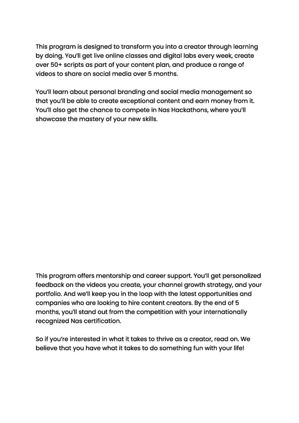 Creator Accelerator Program | Advanced Version - Page 4