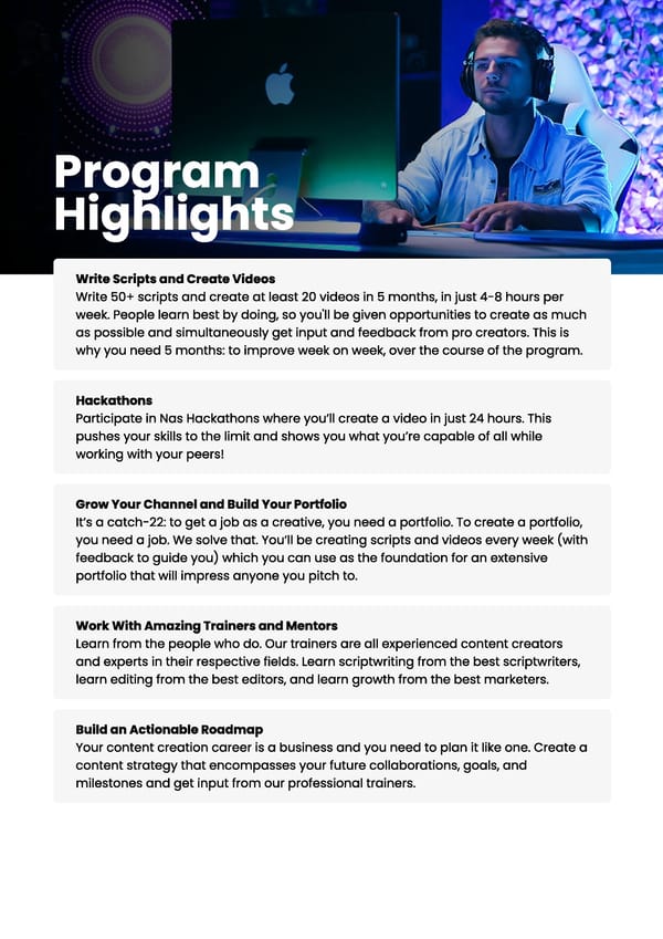 Creator Accelerator Program | Advanced Version - Page 6